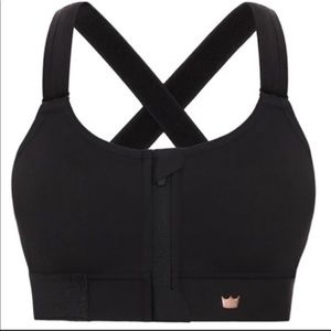 Shefit Flex Sports Bra Black Adjustable Sz 2 Luxe